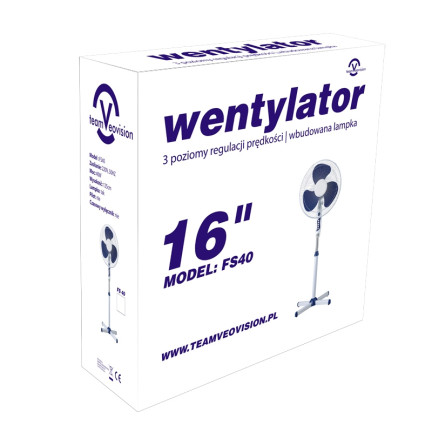 ZW41 VELKÝ STOJANOVÝ VENTILÁTOR 16