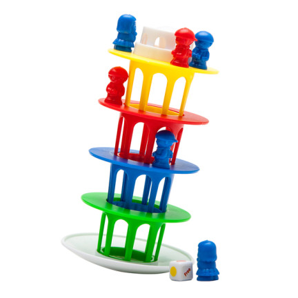 TG55521 BALANCIERTURMSPIEL WACKELNDER, SCHIEFER TURM