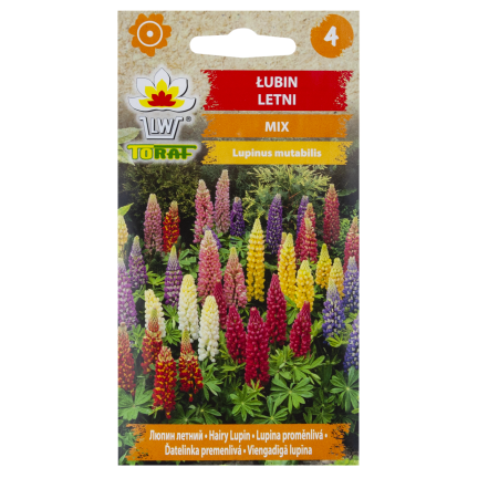 R2818 LETNÍ LUPINA 1G SMĚS SEMEN BAREVNÝCH KVĚTŮ LUPINY