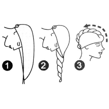 AG23 KOPFTUCH MIKROFASER HAAR TURBAN FÜR NASSE HAARE MIKROFASER