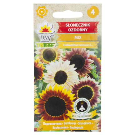 R4232 Ornamental Sunflower Mix (multi-stemmed), 2 g seeds, annual honey plant