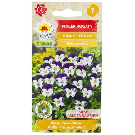 R9985 HORNVIOLETT DREIFARBIG JOHNY JUMP UP 0.3G SAMEN