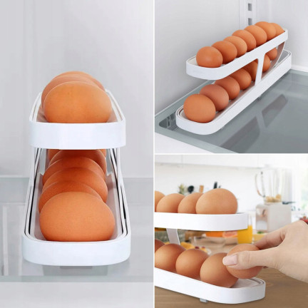 TG80294 EIERBOX KÜHLSCHRANK-ORGANIZER-BOX EIER-SCHUBLADEN-BOX