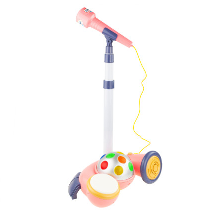 RJ2835 KARAOKE-MIKROFON AUF STATIV DISCOKUGEL MP3 FÜR KINDER