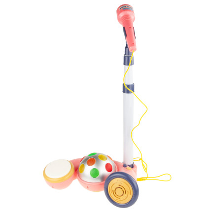 RJ2835 KARAOKE-MIKROFON AUF STATIV DISCOKUGEL MP3 FÜR KINDER