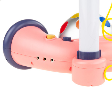RJ2835 KARAOKE-MIKROFON AUF STATIV DISCOKUGEL MP3 FÜR KINDER