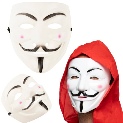 RR5 MASKA ANONYMNÍ VENDETTA STOP ACTA HALLOWEEN