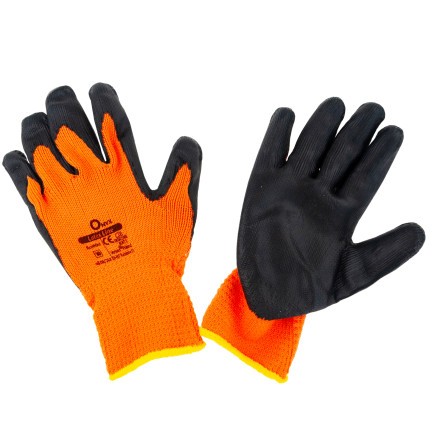 RZ417 ZATEPLENÉ PRACOVNÍ RUKAVICE S LATEXOVÝM POVLAKEM ECOWINT VERKEN