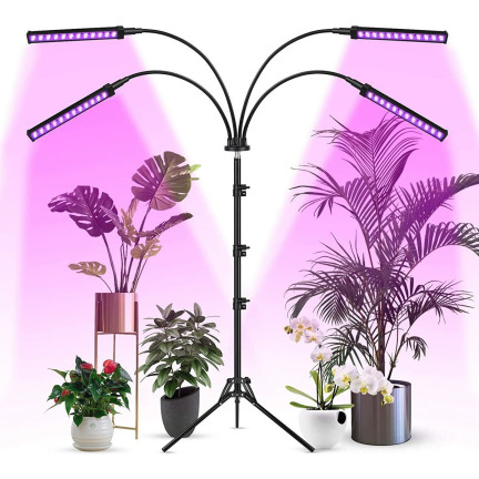 IM012 PFLANZENWACHSTUM LICHT GROSS 4 PLATTEN FERNBEDIENUNG TIMER STAND