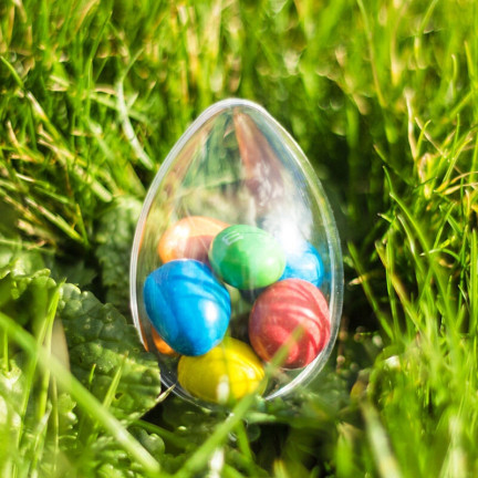 C58902 FALTBARE KUNSTSTOFF-AUGEN VIERECKIG TRANSPARENT KUNSTSTOFF 9cm