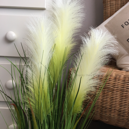 CV08347 65cm artificial pampas grass, decorative faux pampas grass
