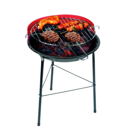 TG71413 KRUHOVÝ ZAHRADNÍ GRIL NA DŘEVĚNÉ UHLÍ 30CM ROŠT