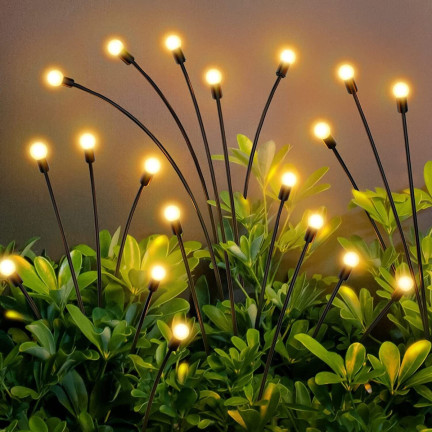 TG71287 SOLÁRNÍ LAMPY SOLÁRNÍ KULIČKY 10 LED 2ks ZAHRADNÍ NÁLEPKY