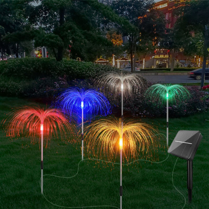 TG71397 SOLÁRNÍ LAMPA 2KS/ZAHRADA VEDLA MEDÚZA BUŠÍCÍ SVĚTLO
