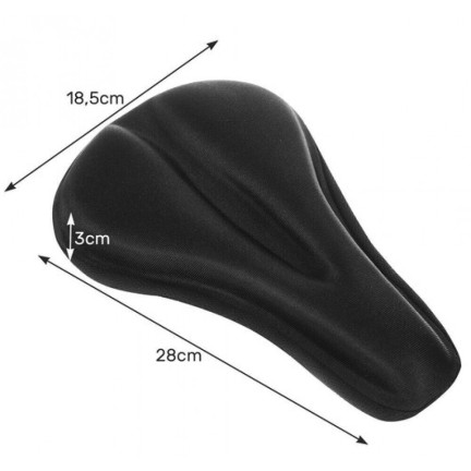 EE46 FAHRRADSATTEL GEL PAD 3D ABDECKUNG