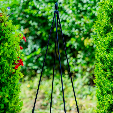 Obelisk Garden Pergola, Support for Climbing Plants, Decorative Tip, 180 cm
