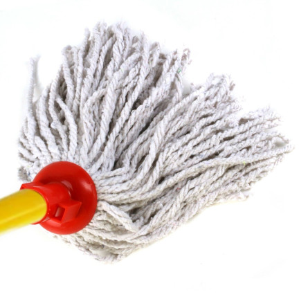 CHOM0032 BAVLNĚNÝ PROVÁZKOVÝ MOP S UNIVERZÁLNÍ KONCOVKOU SE ZÁVITEM