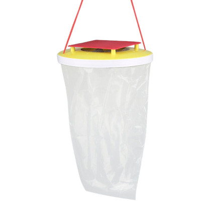 TG71406 Insect Trap: Fly and Wasp Catcher with Attractant, Hanging Bag