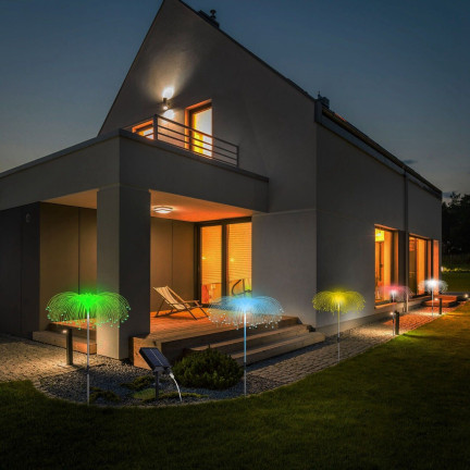 TG71397 SOLÁRNÍ LAMPA 2KS/ZAHRADA VEDLA MEDÚZA BUŠÍCÍ SVĚTLO