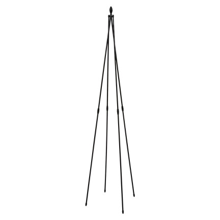 Obelisk Garden Pergola, Support for Climbing Plants, Decorative Tip, 180 cm