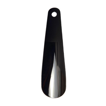 TG81661 Black Plastic Shoe Horn, Short, 16 cm