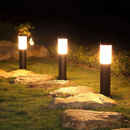 Solar gartenleuchte LED lampe angetrieben 4pc solar bodenpfosten