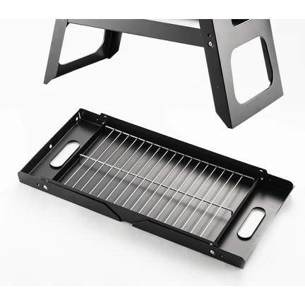 TG71420 KLAPPBARER CAMPING BBQ TRAGBARER HOLZKOHLEGRILL