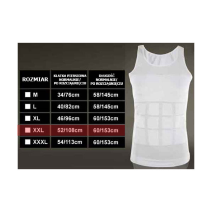 LL63XXLC PÁNSKÉ ZEŠTÍHLUJÍCÍ TRIČKO XXL ČERNÁ SLIM VESTA