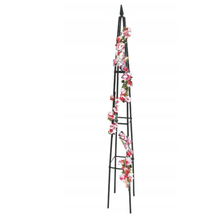 PERG-N0293 GARTEN PERGOLA PYRAMIDE ROSE STÜTZE METALL PFAHL