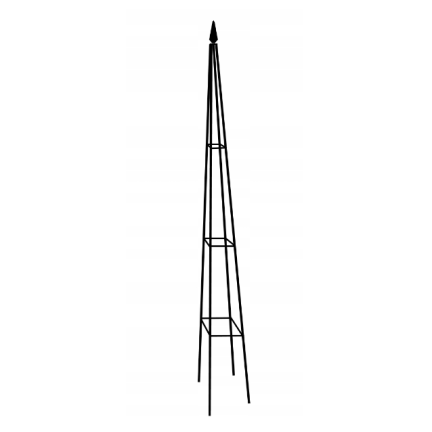 PERG-N0293 GARTEN PERGOLA PYRAMIDE ROSE STÜTZE METALL PFAHL