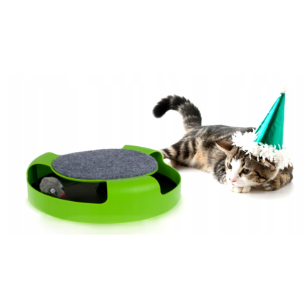 Katzenspielzeug maus rad kratzer maus 25cm