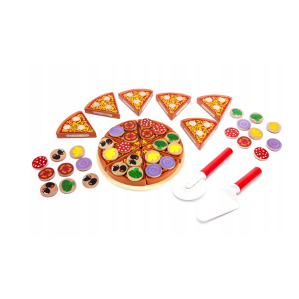 TG50033 DŘEVĚNÁ SKLÁDAČKA NA KRÁJENÍ PIZZY PŘÍSLUŠENSTVÍ K NOŽŮM NA SUCHÝ ZIP
