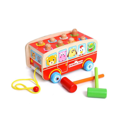 TG50021 BUS HOLZ KINDERSPIELZEUG