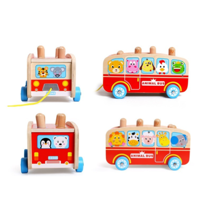 TG50021 BUS HOLZ KINDERSPIELZEUG