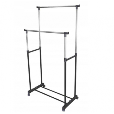 DO30 DOUBLE UNDERFLOOR HOLDER WITH ROLLS Kleiderschrank Garderobe