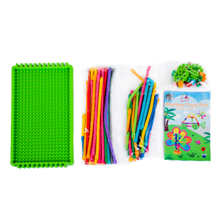 KX9684 KREATIVNÍ HRAČKA DUHOVÉ KROUCENÉ DRÁTY 100EL