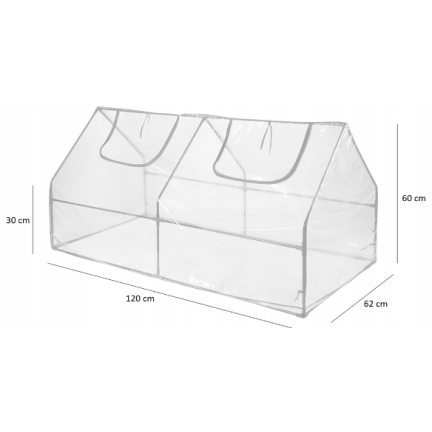TUN5521 GARDEN GARDEN TUNEL 120x62 Saatbeet