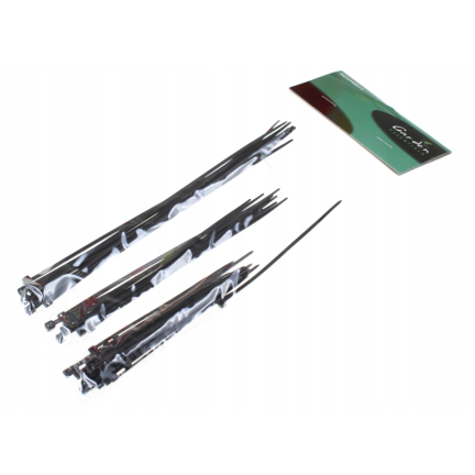 NGBT076 SAMOSVORNÉ SVORKY 50 VELIKOSTÍ 3 VELIKOSTI ČERNÉ samosvorné