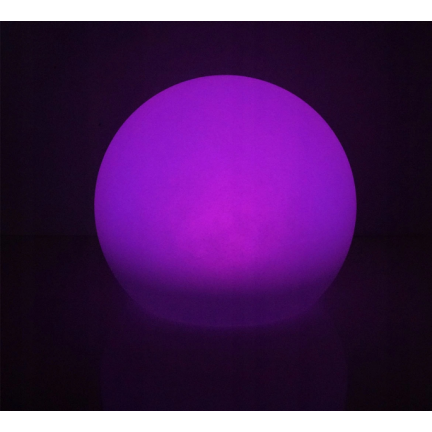 TG45639 Solar Ball LED Garden Light, White + RGB, 20 cm