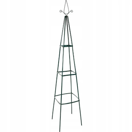 PERG-N0293 ZAHRADNÍ PERGOLA PYRAMIDA RŮŽE PODPORA KOVOVÝ SLOUPEK