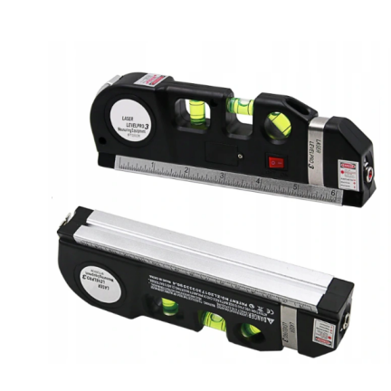 ZW68 LED LASEROVÁ VODOVÁHA S MĚRKOU + BATERIE