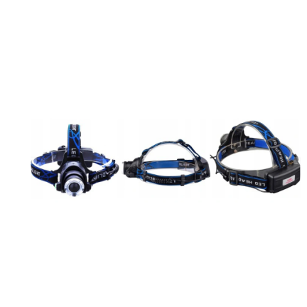 XA121 LED ZOOM ZOOM CREE XML T6 Stirnlampe Akku + Ladegerät
