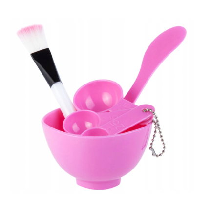 AG172A MASKENSET ROSA SCHALENBÜRSTE