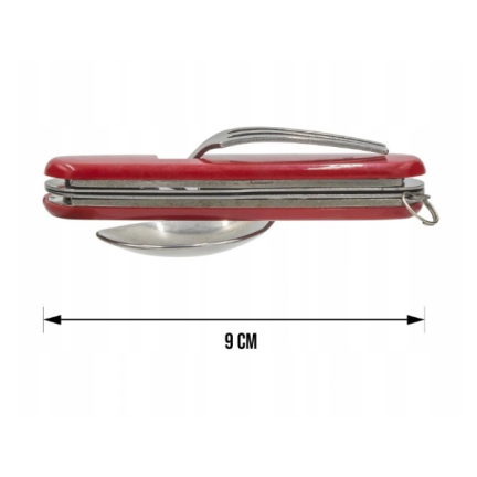 HH19 4 v 1 TURISTICKÝ JEDNORUČNÝ NŮŽ Nůž Lžíce