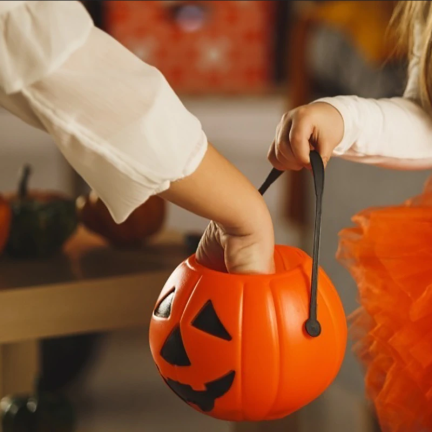 HL33 KBELÍK NA DÝŇOVÉ BONBÓNY VELKÝ KONTEJNER NA HALLOWEENSKÉ BONBÓNY
