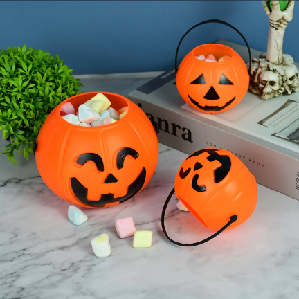 TG66295 EIMER BONBON EIMER HALLOWEEN KÜRBIS