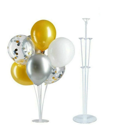 TG71474 STOJAN NA BALÓNKY 7KS PRO 7 BALÓNKŮ STOJAN NA NAROZENINOVOU PÁRTY TYČINKY