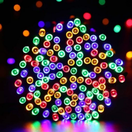 LM200 VÁNOČNÍ STROM SVĚTLA 200LED VÍCEBAREVNÉ VÁNOČNÍ STROM SVĚTLA SILNÝ ZELENÝ KABEL