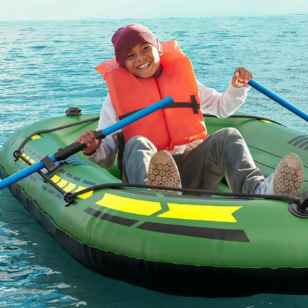 TG77792 BOOT SCHWIMMEN PONTON 1 PERSON PUMPE PADDELT ANGELN FÜR DIE FISCHEREI