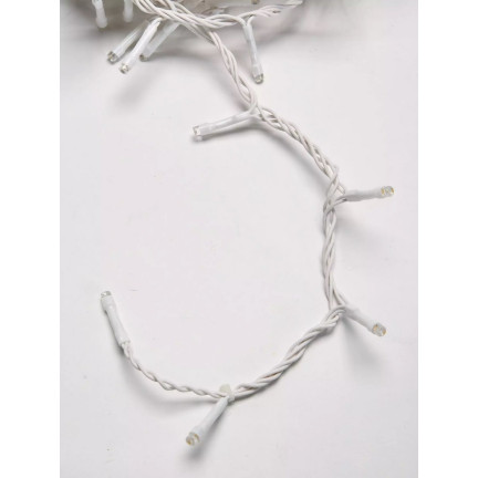 Bt-01 Icicle Lights, 300 LEDs (Warm White + Cold Flash), 13 m, Christmas Tree Garden Lights